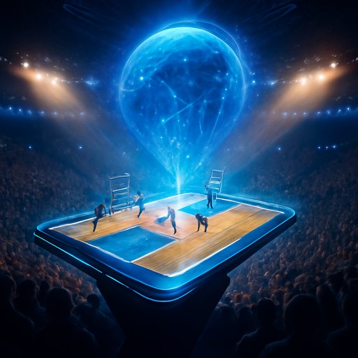 c71 basketball court with mobile stats
